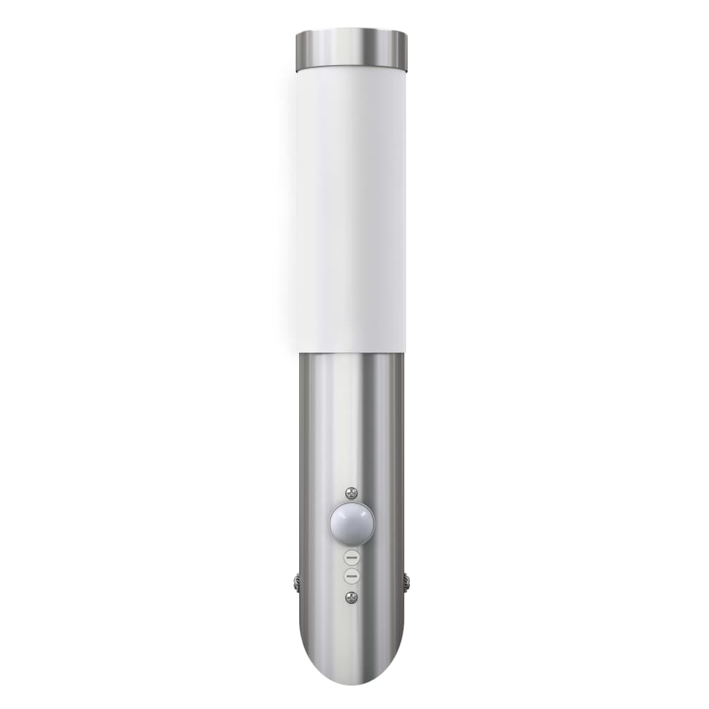 Aplique de exterior con sensor, resistente al agua, RVS