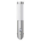 Aplique de exterior con sensor, resistente al agua, RVS