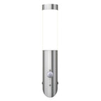Aplique de exterior con sensor, resistente al agua, RVS