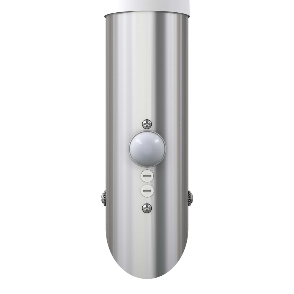 Aplique de exterior con sensor, resistente al agua, RVS