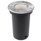 Focos LED empotrables de suelo de jardín redondos 3 uds