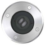 Focos LED empotrables de suelo de jardín redondos 3 uds