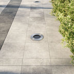 Focos LED empotrables de suelo de jardín redondos 3 uds