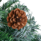 Árbol de Navidad artificial con piñas 210 cm