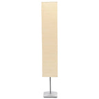 Lámpara de pie con soporte de acero 135 cm beige