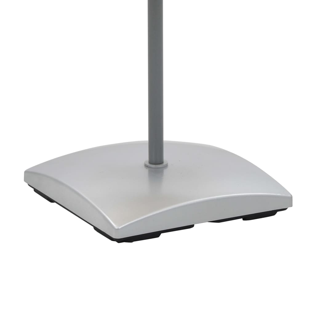 Lámpara de pie con soporte de acero 135 cm beige