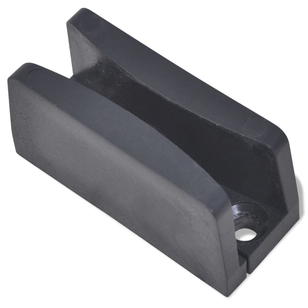 Sliding glass and aluminum door 178 cm silver