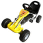 Carro a pedais amarelo