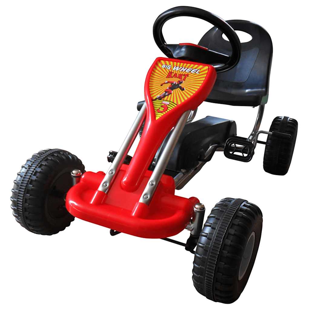 Kart correpasillos con pedales amarillo
