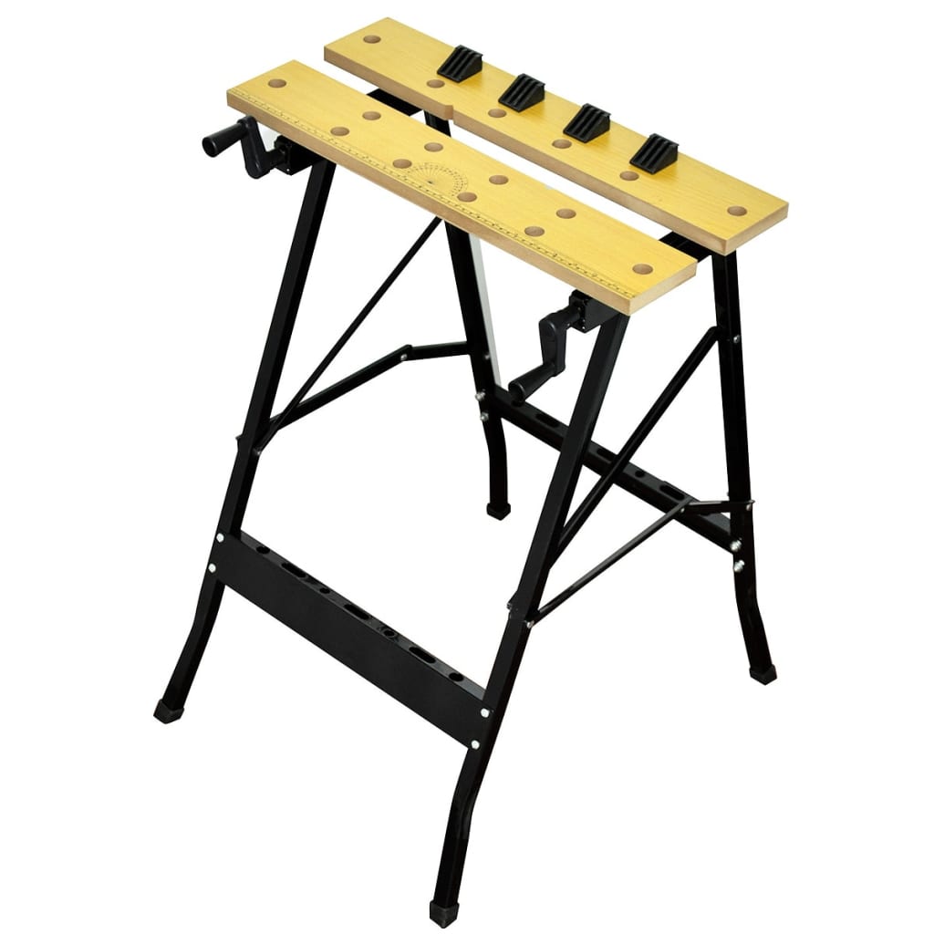 Banco de Taller Plegable Carga 80 Kg Mesa de Sujeción Mesa de Trabajo