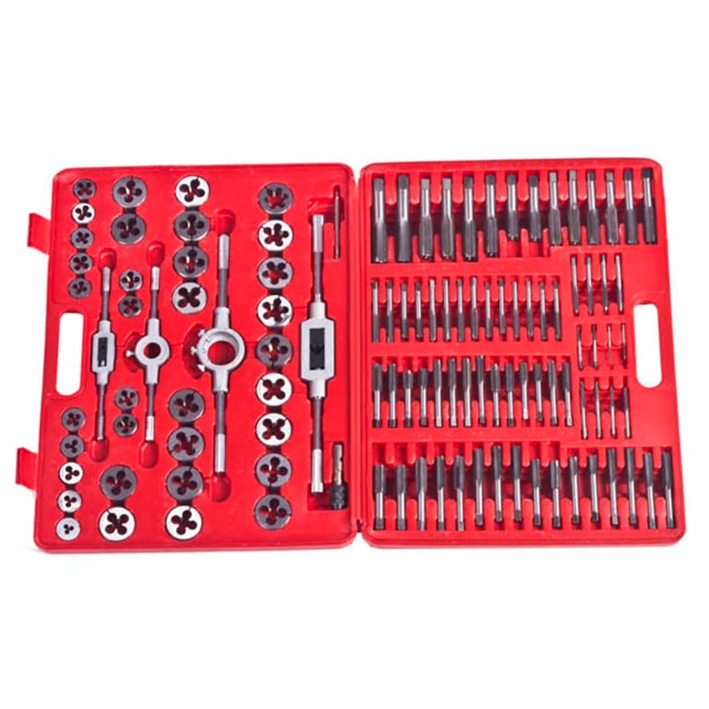 Set de terrajas y macho de rosca 111 piezas