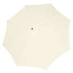 Sombrilla blanca arena 300x258 cm