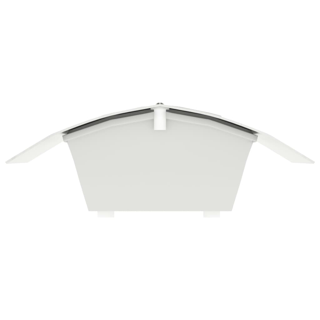 2 Apliques de exterior, lámparas de pared de acero inoxidable