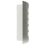 2 Apliques de exterior, lámparas de pared de acero inoxidable