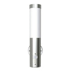 Lámparas de pared para exterior 2 uds. con detector de movimiento acero inoxidable
