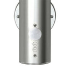 Lámparas de pared para exterior 2 uds. con detector de movimiento acero inoxidable