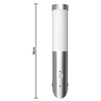 2 Apliques de exterior con detector de movimiento, acero inoxidable