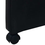 Sillas de comedor 6 unidades cuero sintético negro