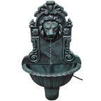 Fuente de pared diseño cabeza de león