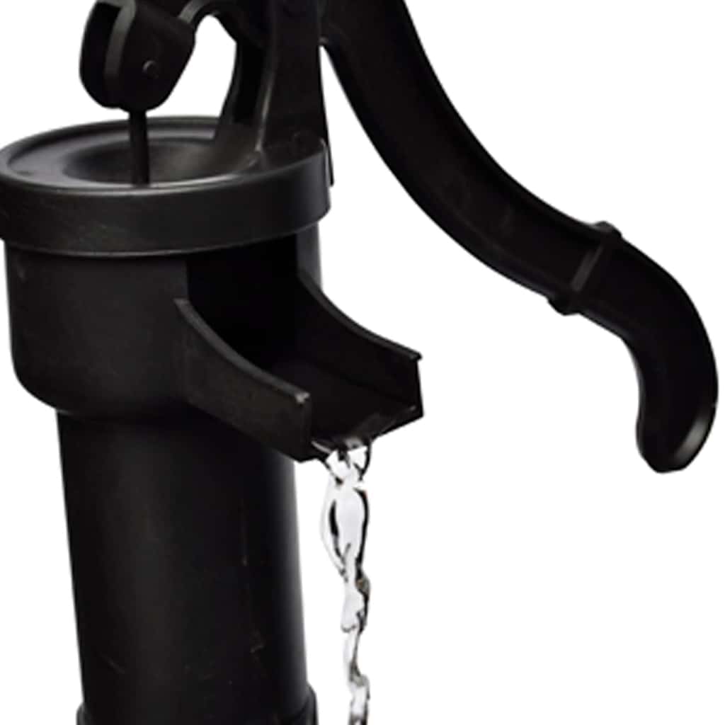 Fuente con diseño de bomba de pozo