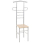 2 metal valet chairs