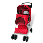 Cochecito para perros rojo