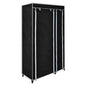 Armario plegable 110x45x175 cm negro