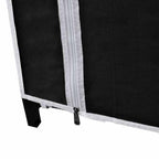 Armario plegable 110x45x175 cm negro