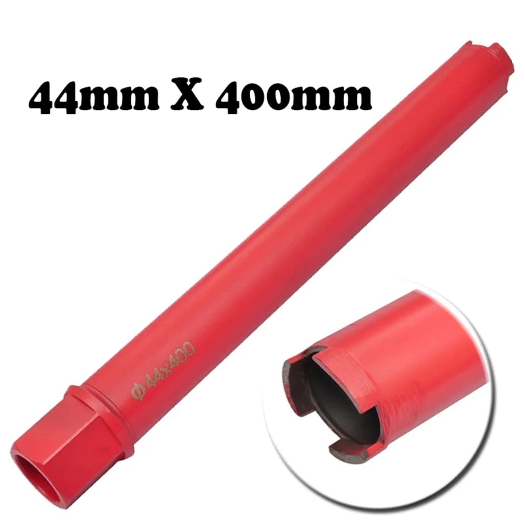 Broca de diamante para perforación en seco / húmedo 44 x 400 mm