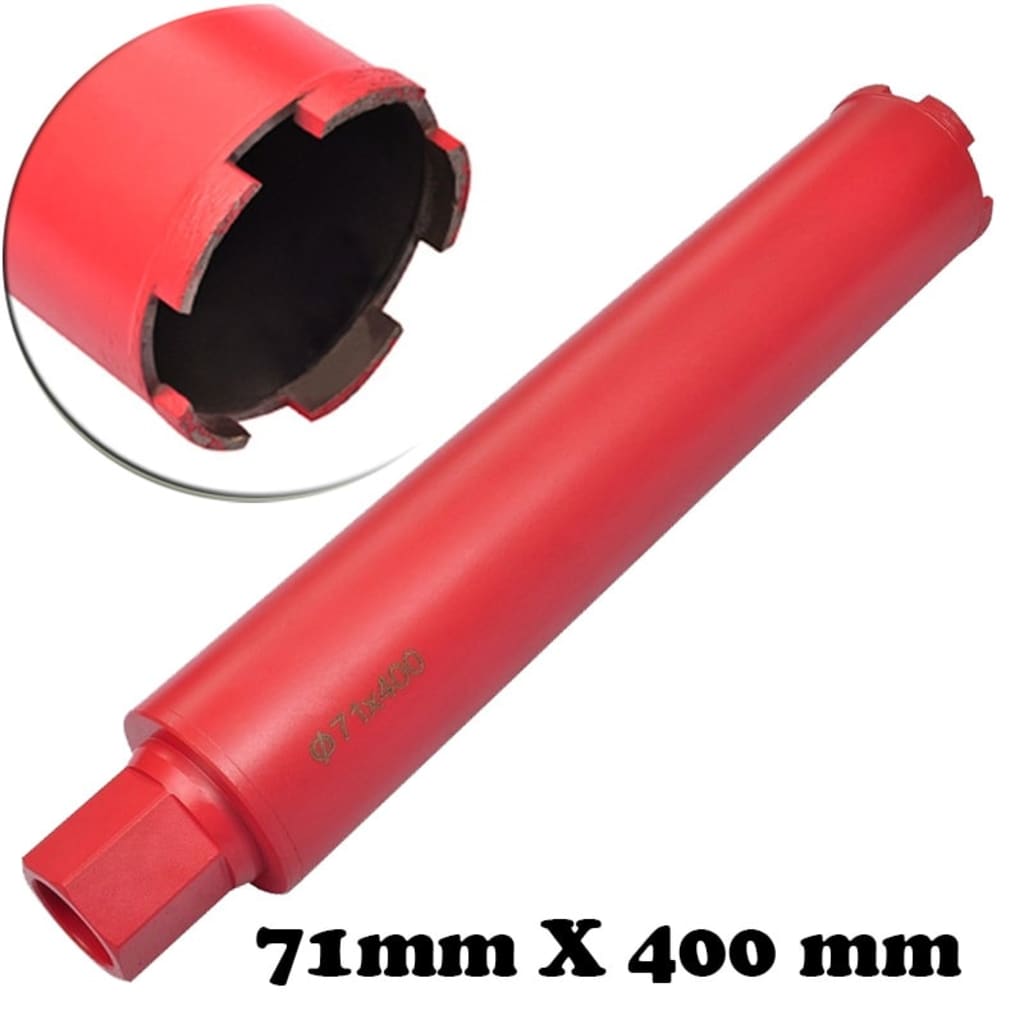 Broca de diamante para perforación en seco / húmedo 71 x 400 mm