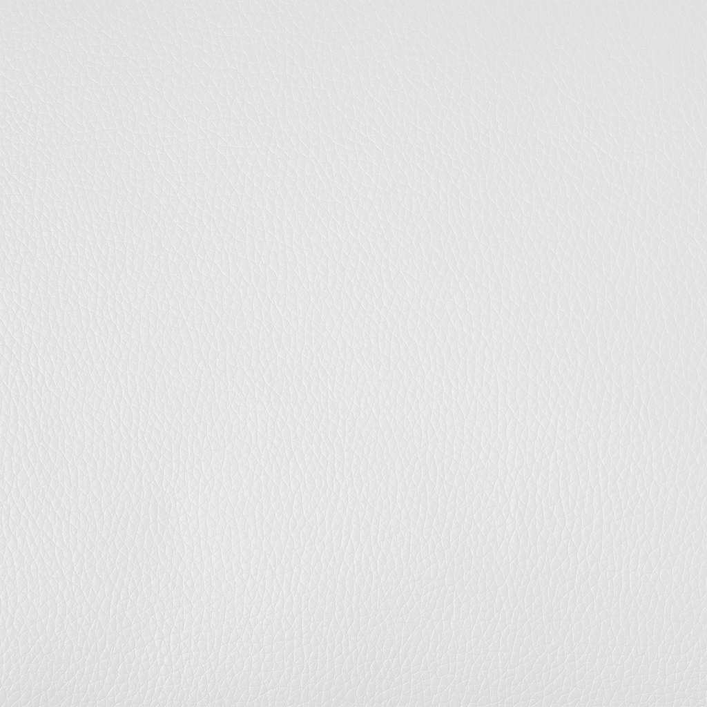 Sillón de cuero sintético blanco