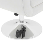 Taburetes de cocina 2 unidades cuero artificial blanco