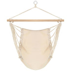 Columpio/Hamaca grande de tela blanco crema