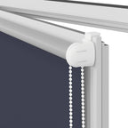 Estor enrollable opaco 104,4x175 cm Tejido Ancho 100 cm Azul Marino