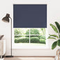 Blackout roller blind 104.4x175 cm Fabric Width 100 cm Navy Blue