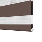 Estor cebra 100,9x175 cm Tejido Ancho 96,7 cm Café