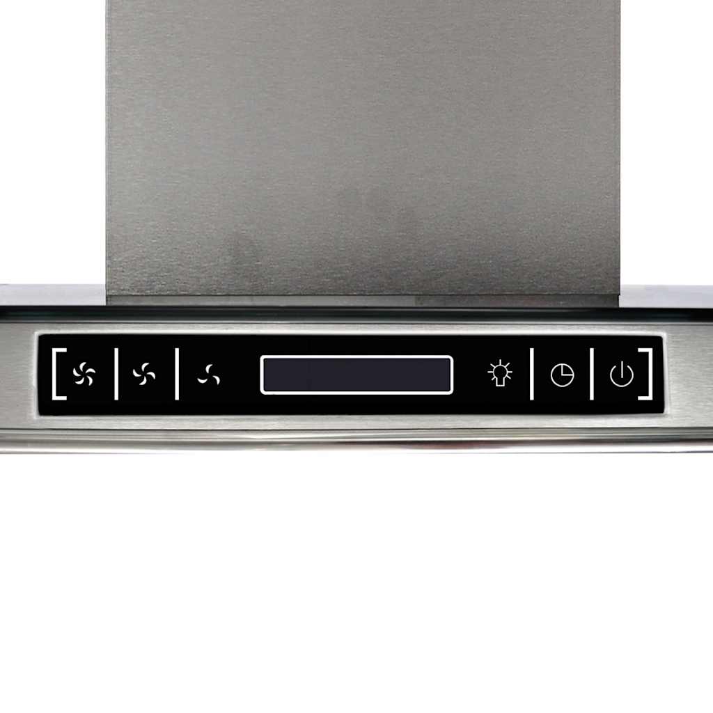Campana extractora para cocina isla con pantalla LCD