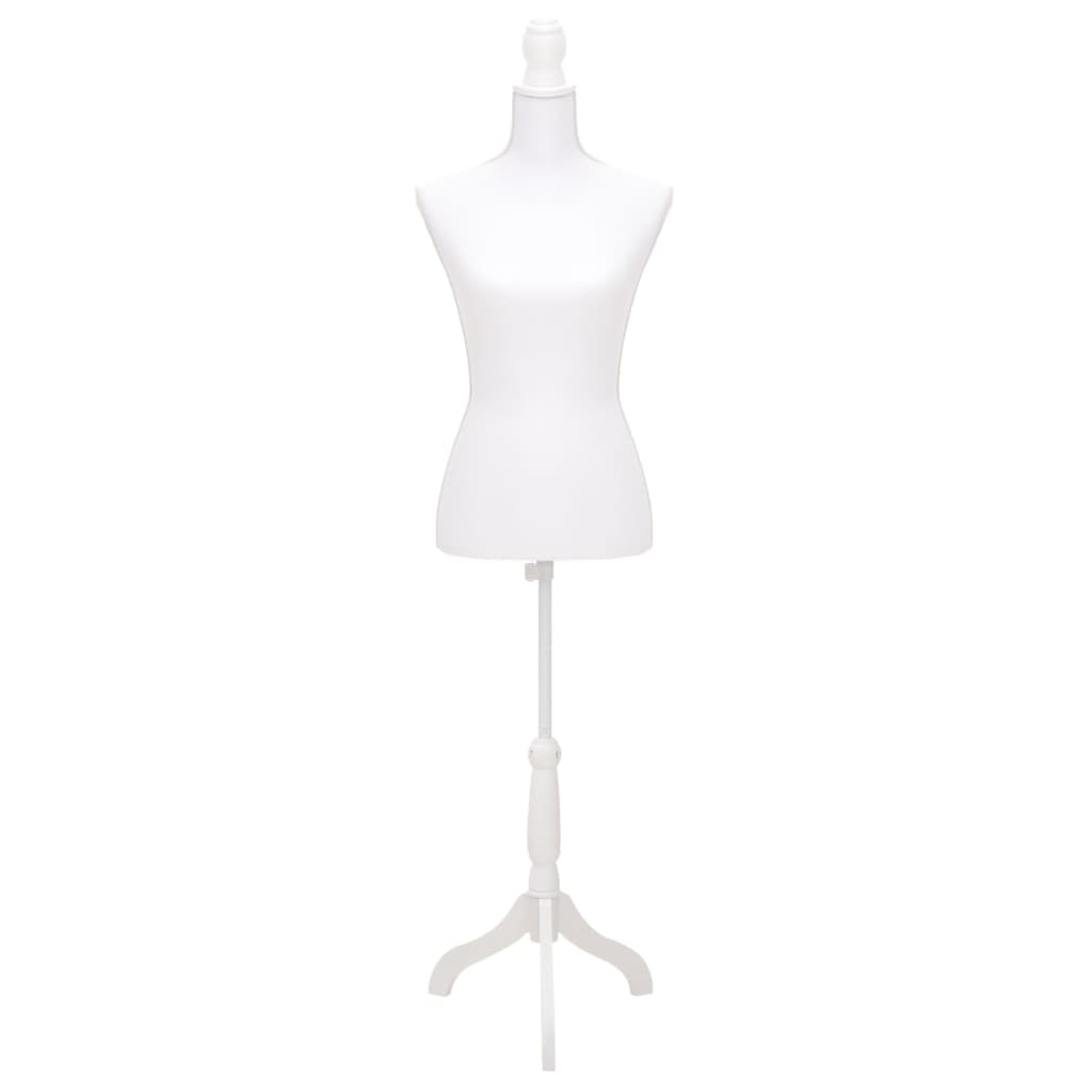 Maniquí busto de mujer exhibición blanco