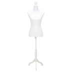 Maniquí busto de mujer exhibición blanco