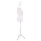 Maniquí busto de mujer exhibición blanco