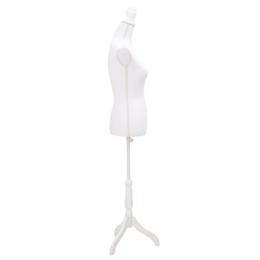 Maniquí busto de mujer exhibición blanco
