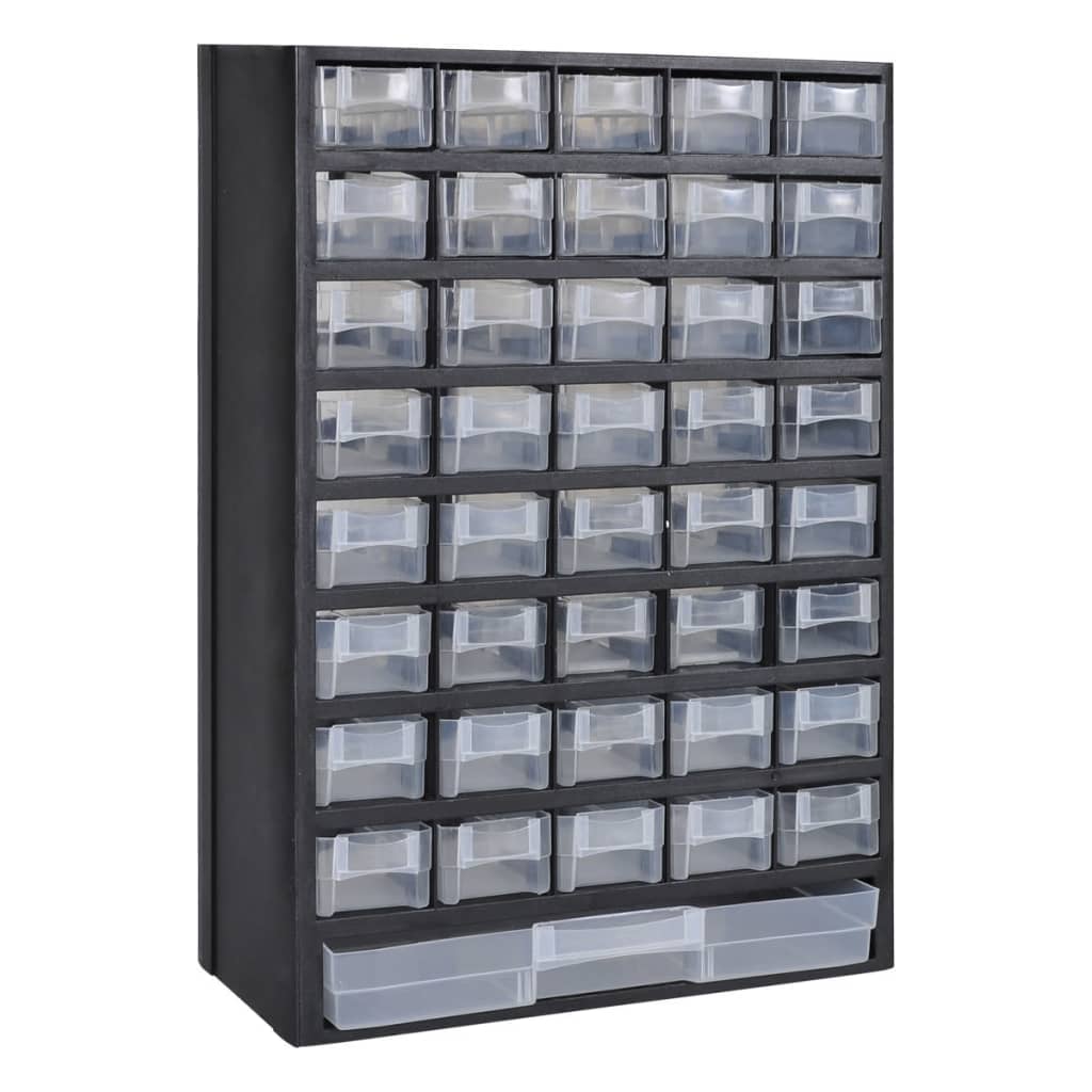 41-drawer plastic cabinet toolbox storage