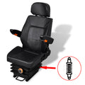 Asiento de tractor con suspensión