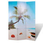Biombo divisor plegable 120x170 cm playa