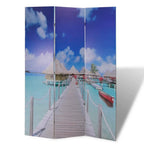Biombo divisor plegable 120x170 cm playa