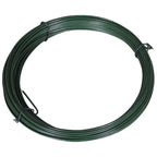 Alambre para atar vallas 25 m 1,4/2 mm acero verde