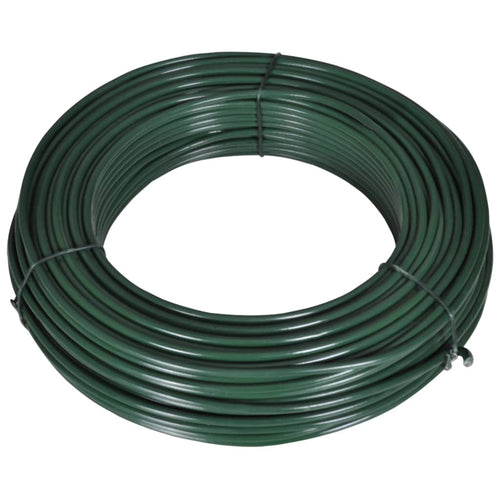 Fencing wire 80 m 2.1/3.1 mm steel green