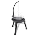 Soporte para barbacoa de carbón colgante redondo