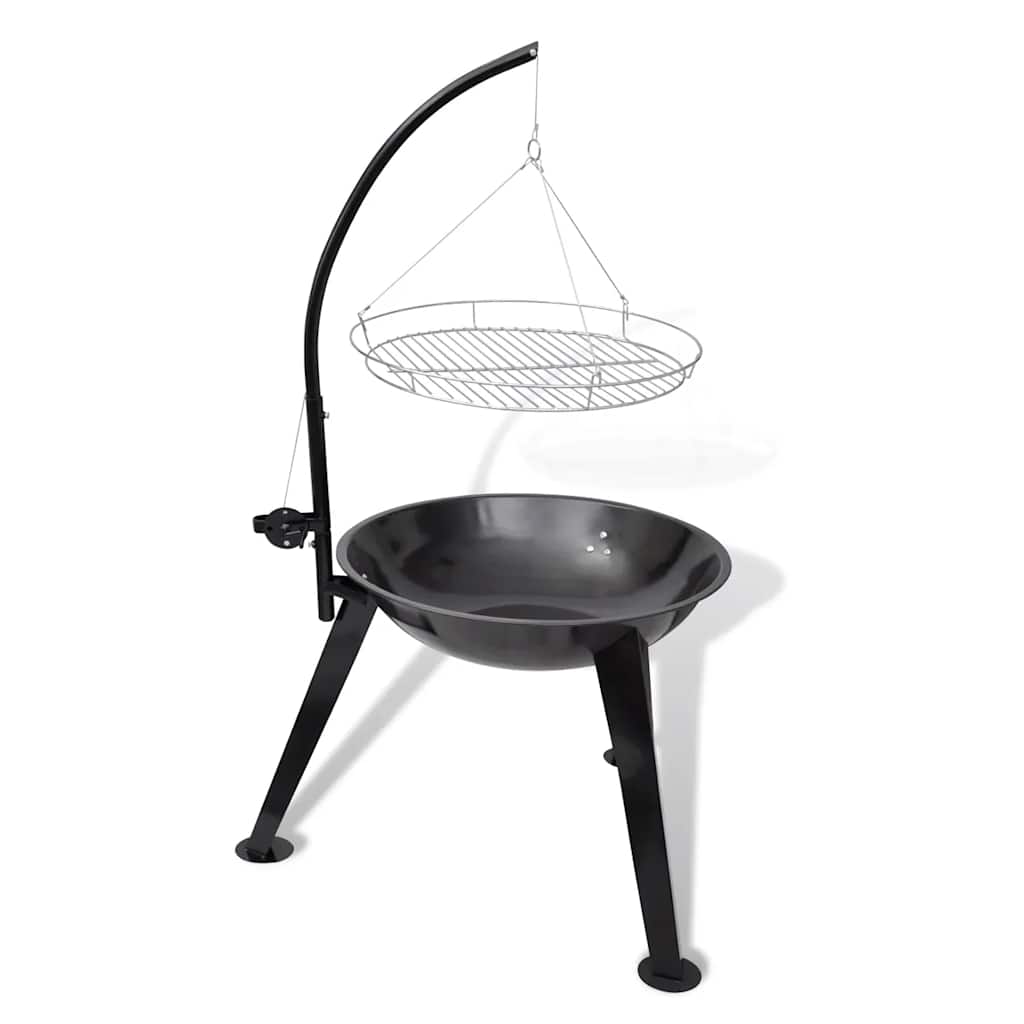 Soporte para barbacoa de carbón colgante redondo