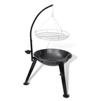 Soporte para barbacoa de carbón colgante redondo